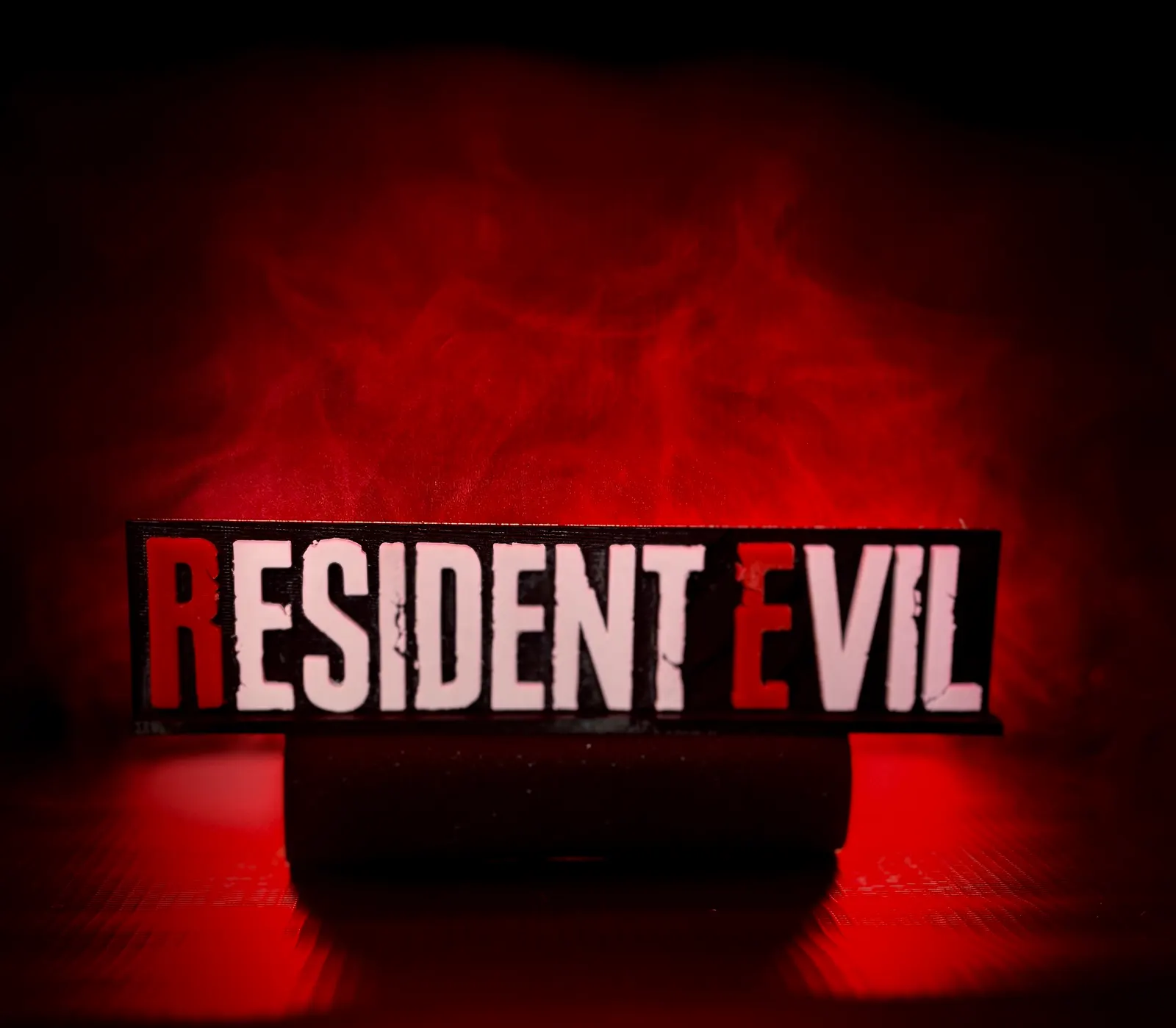 Letreiro Resident Evil