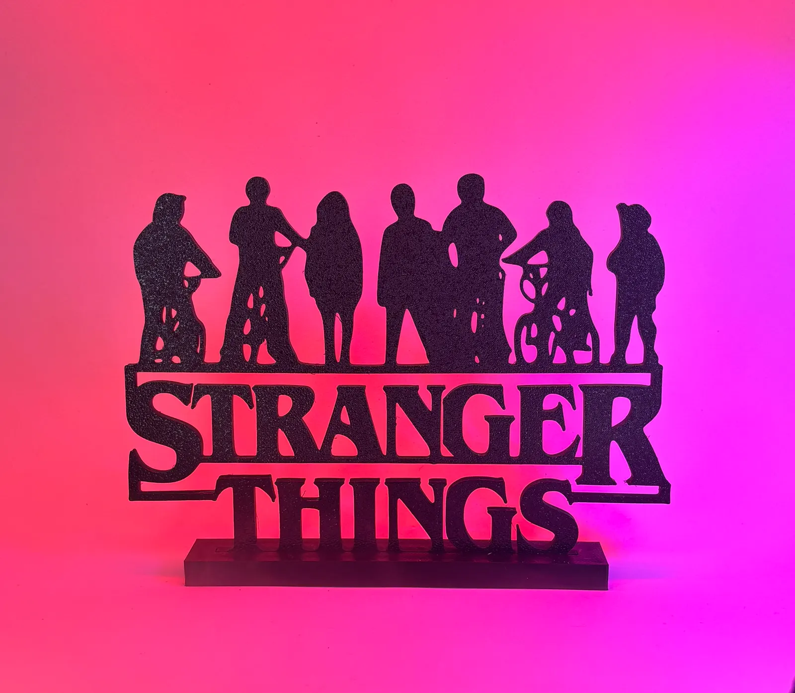 Letreiro Stranger Things